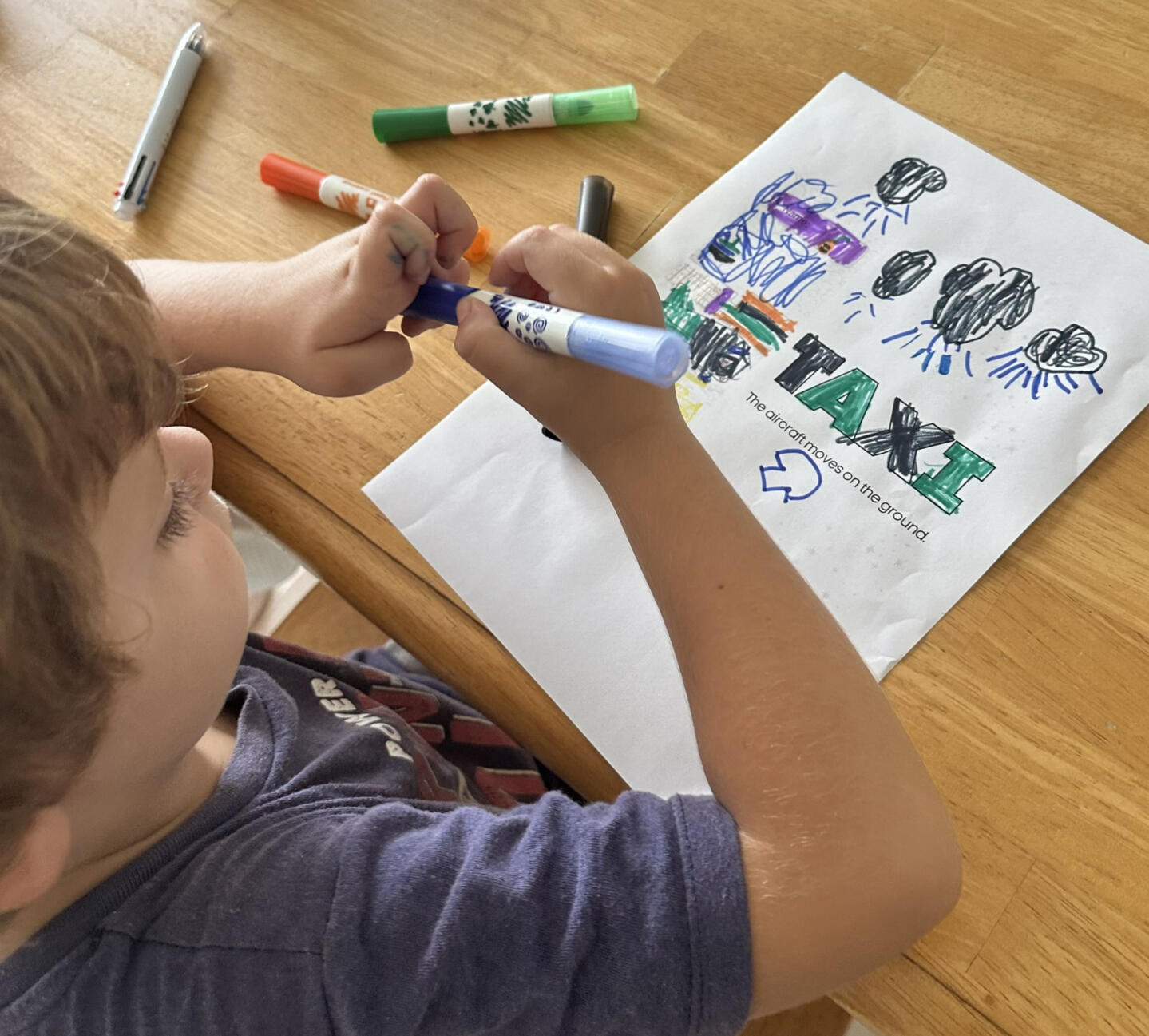 A creative way to introduce children to Aviation English through coloring, music and imagination.