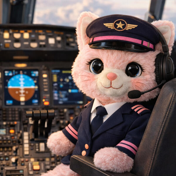 π± First Officer Kitty Right Seat β’ 3 Stripes Co-pilot and best friend β always ready to back up the Captain! πΎ βΆ Watch First Officer Kitty